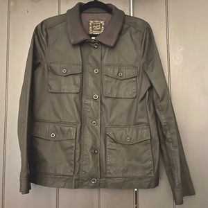 J. Crew Utility Jacket - Womens Large - Black